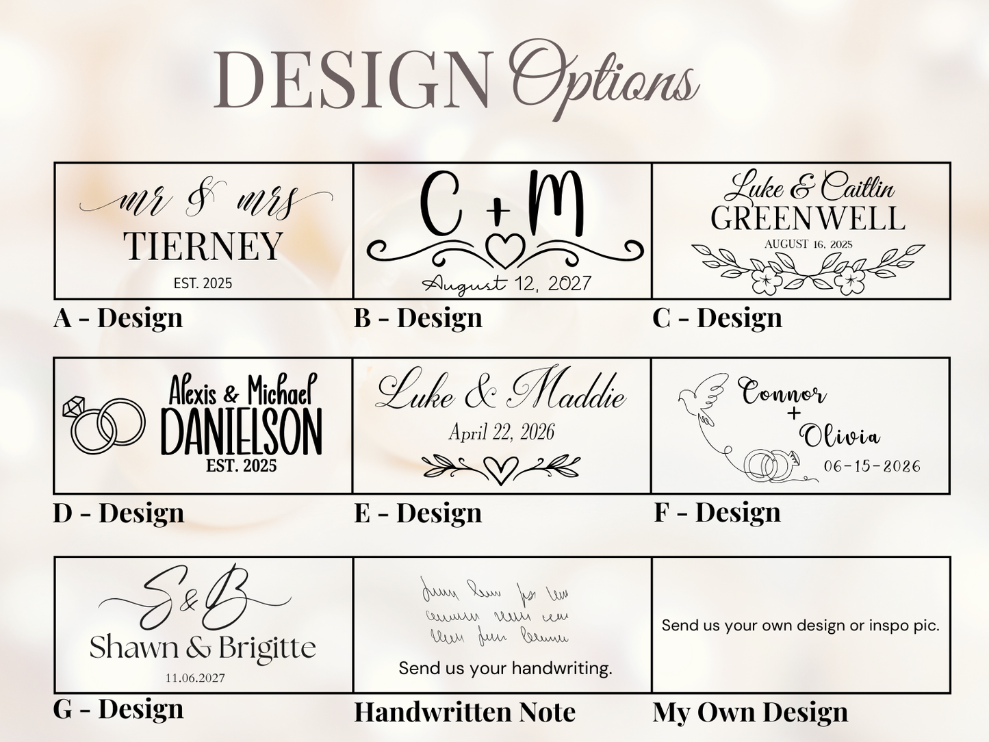 Personalized Ring Box