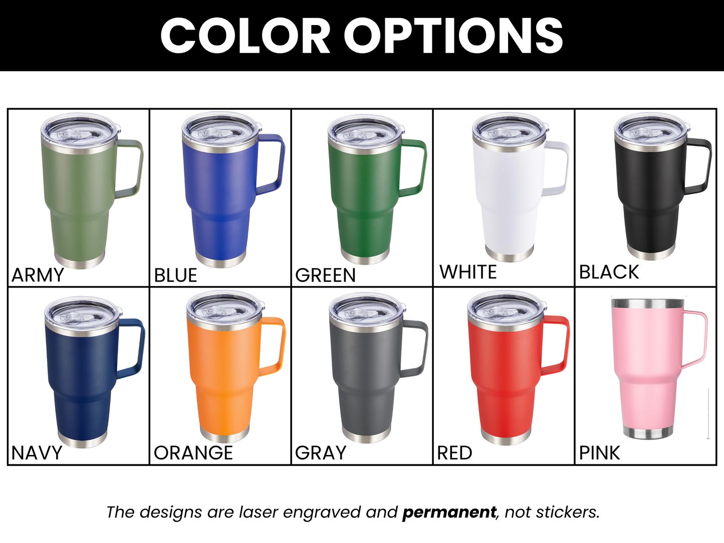 Personalized College Tumbler 30oz