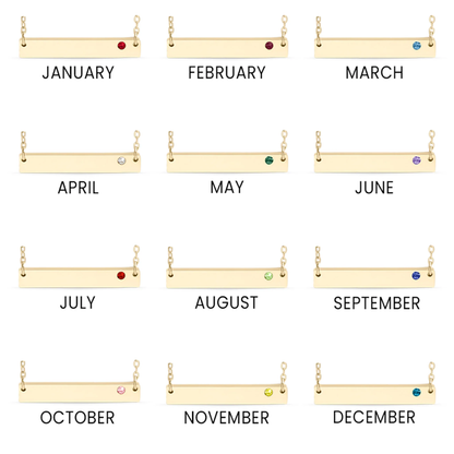 Birth Stone Necklace