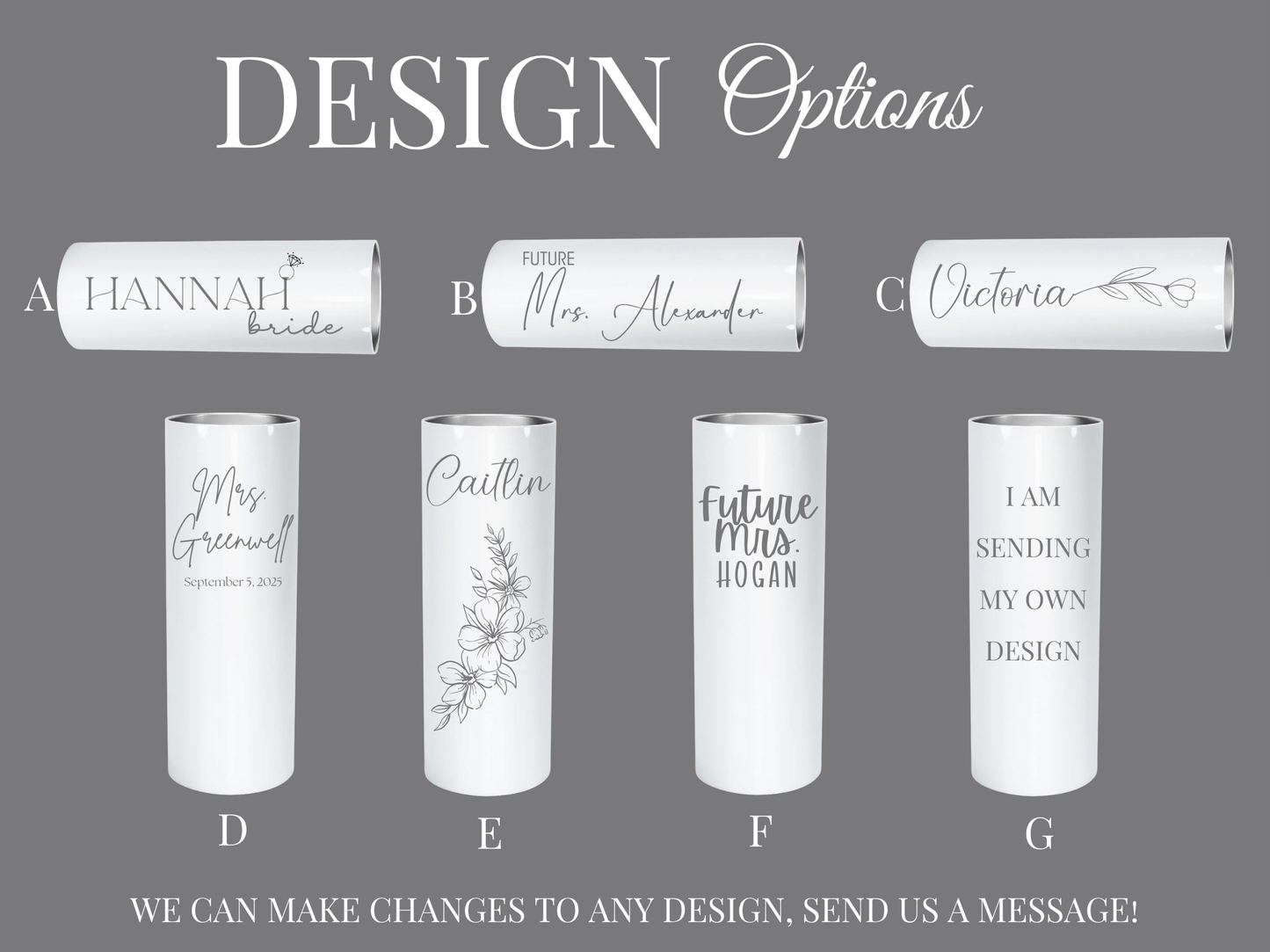 Personalized Bride Tumbler