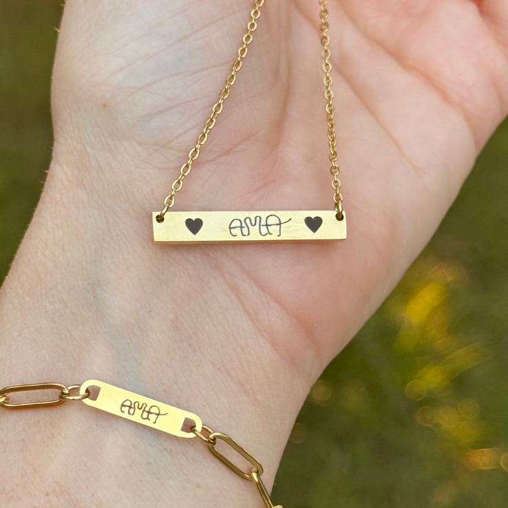 Handwritten Name Necklace