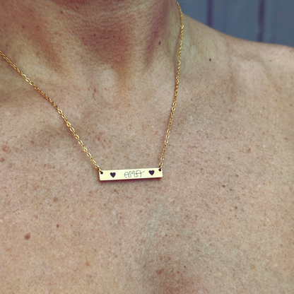 Handwritten Name Necklace