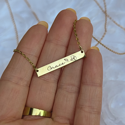 Birthflower Necklace