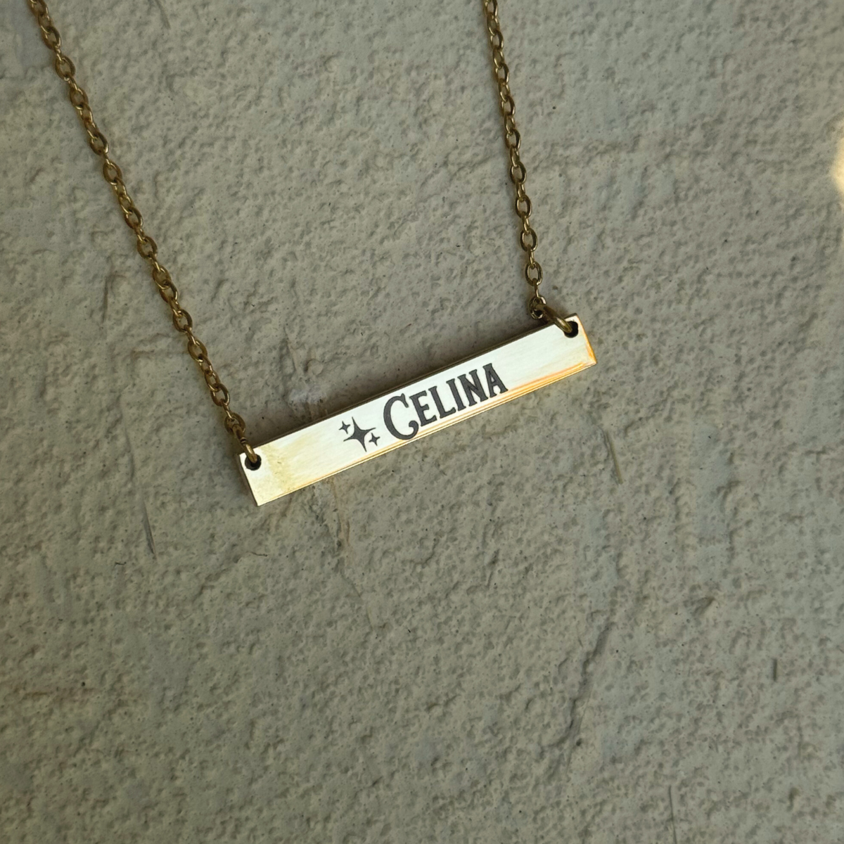 Gold Bar Necklace