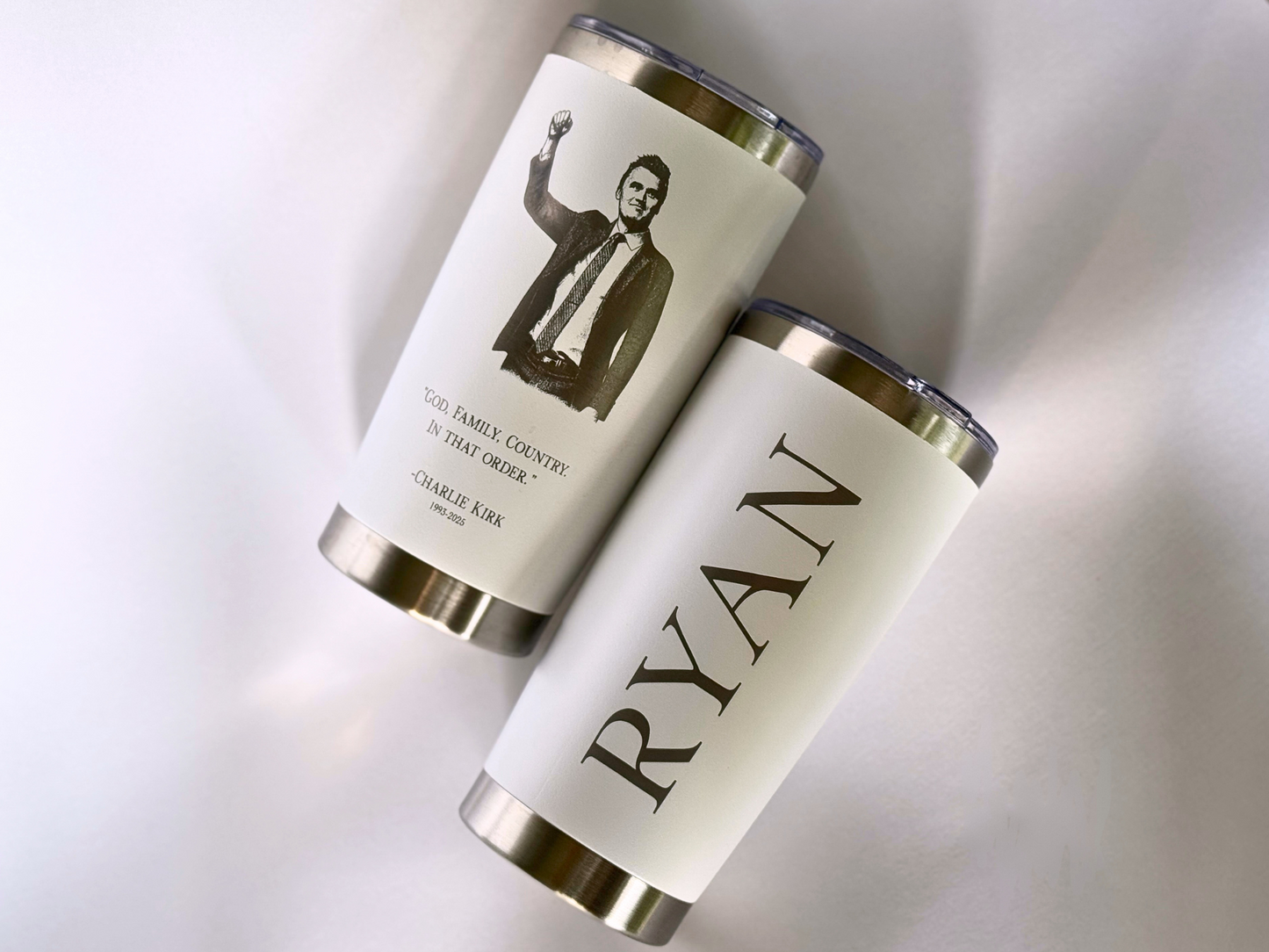 Charlie Kirk 20 oz Tumbler