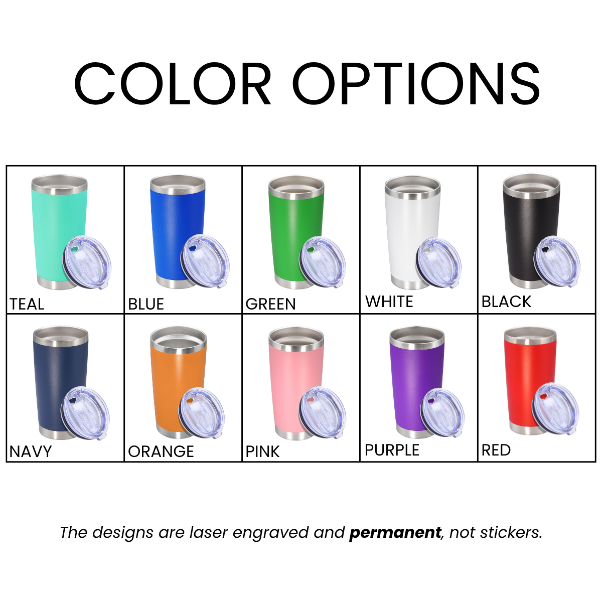 Custom Logo 20 oz Tumbler