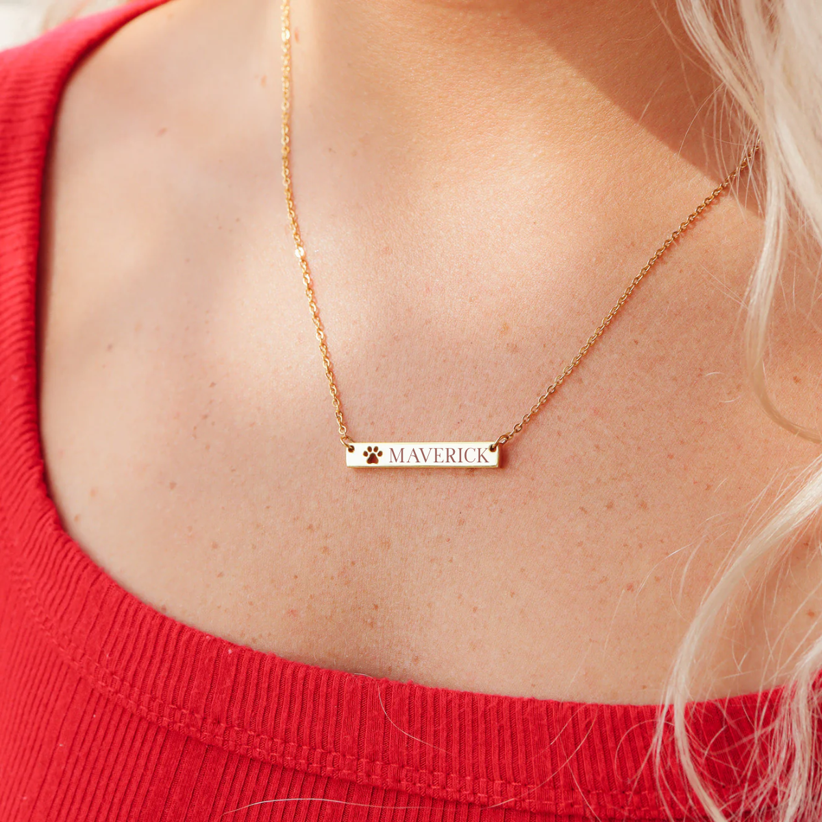 Pet Name Necklace