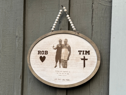 Personalized Wood Photo