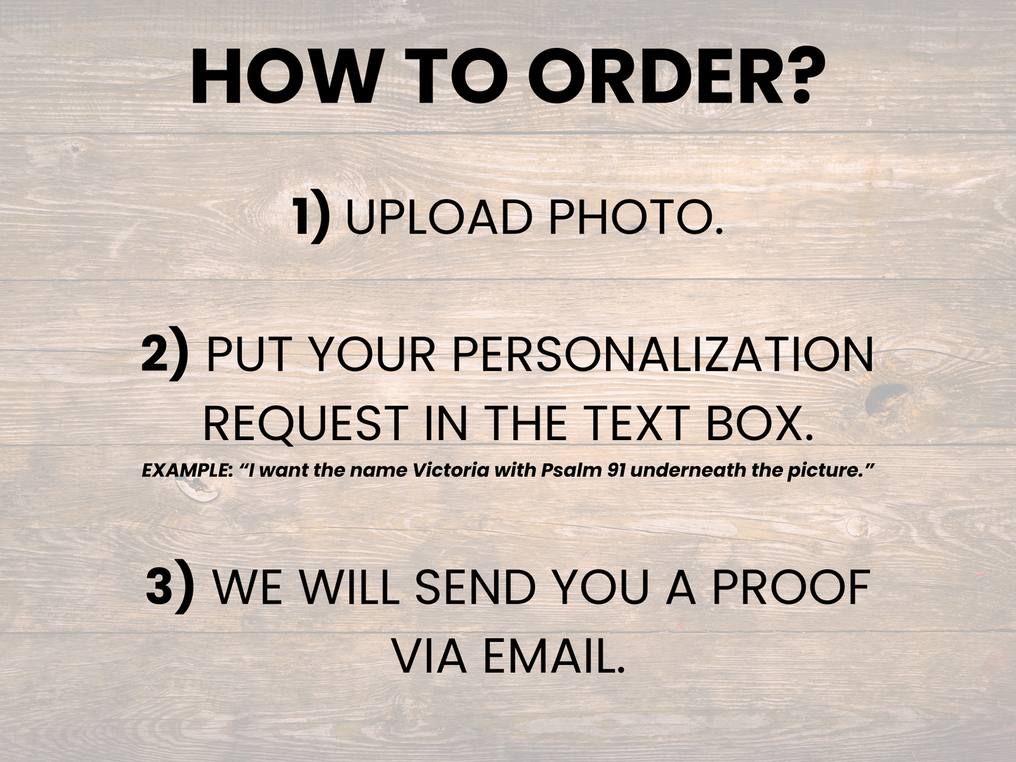 Personalized Wood Photo